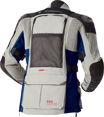 RST Women’s Pro Series Adventure D3O Jacket - Size XS, Silver/Blue Textile