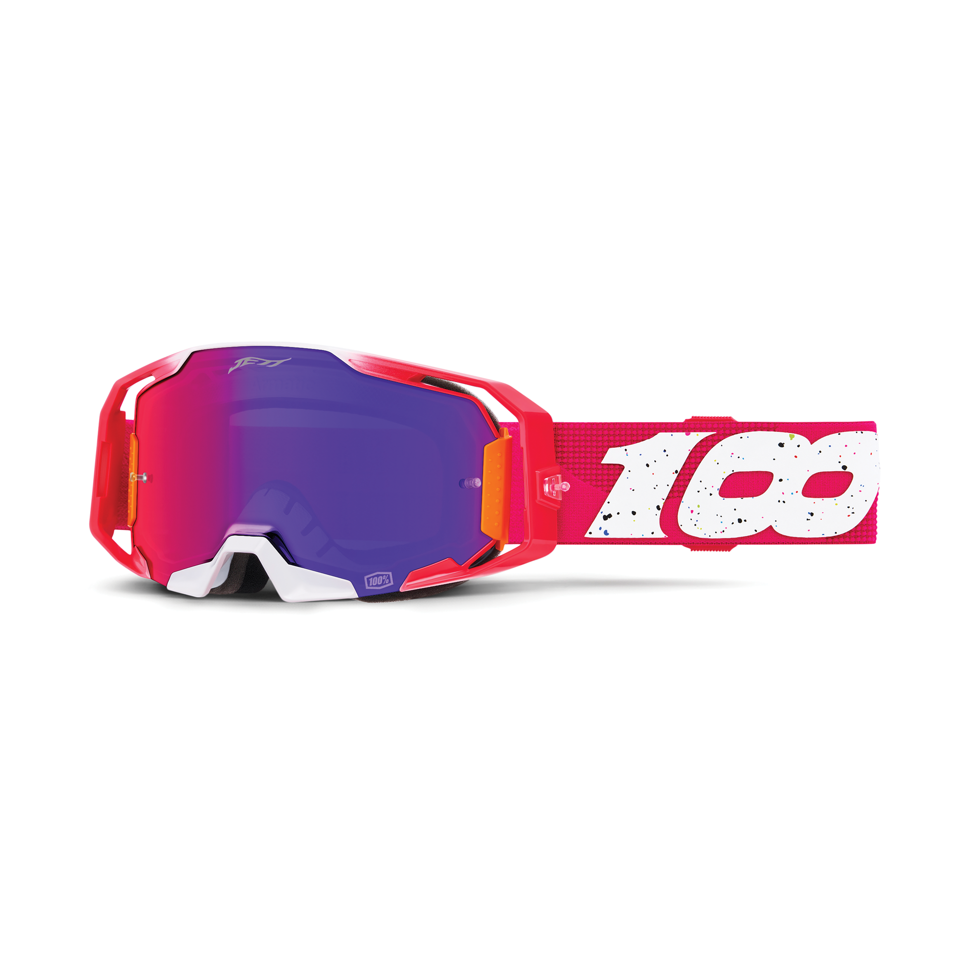 100-Percent Armatic Goggle 2-Pack Jett Lawrence Le Kit - High Impact Ultra HD Lens with Quick-Change System