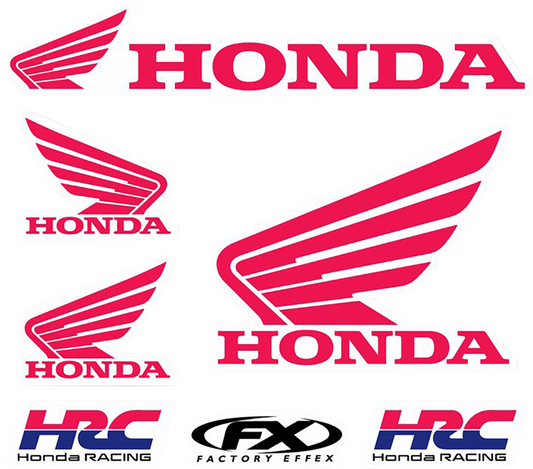 FACTORY EFFEX Honda Jersey Iron - On Kit - Part Number 28 - 82300 - Kelly Motorsports