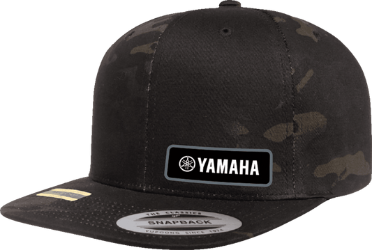 FACTORY EFFEX Yamaha Camo Black Snapback Hat 27-86204 - Kelly Motorsports