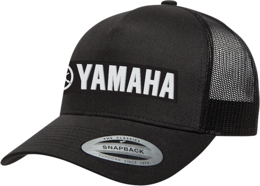 FACTORY EFFEX Yamaha Core Hat - Black - O/S 25-86202 - Kelly Motorsports