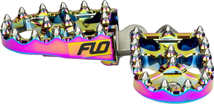 FLO MOTORSPORTS Moto Style Footpeg Set Jet Fuel 2" x 3.125" for Harley Davidson XG & XL Models
