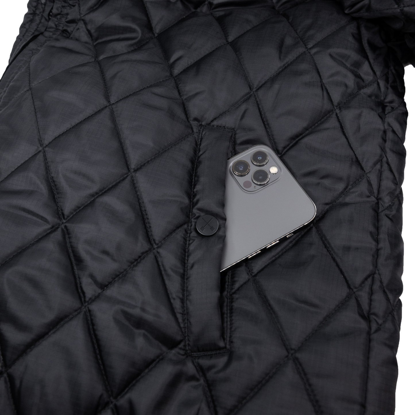 DBK JK-LINER-2X Black Liner Jacket with Ripstop Nylon and Sherpa Lining