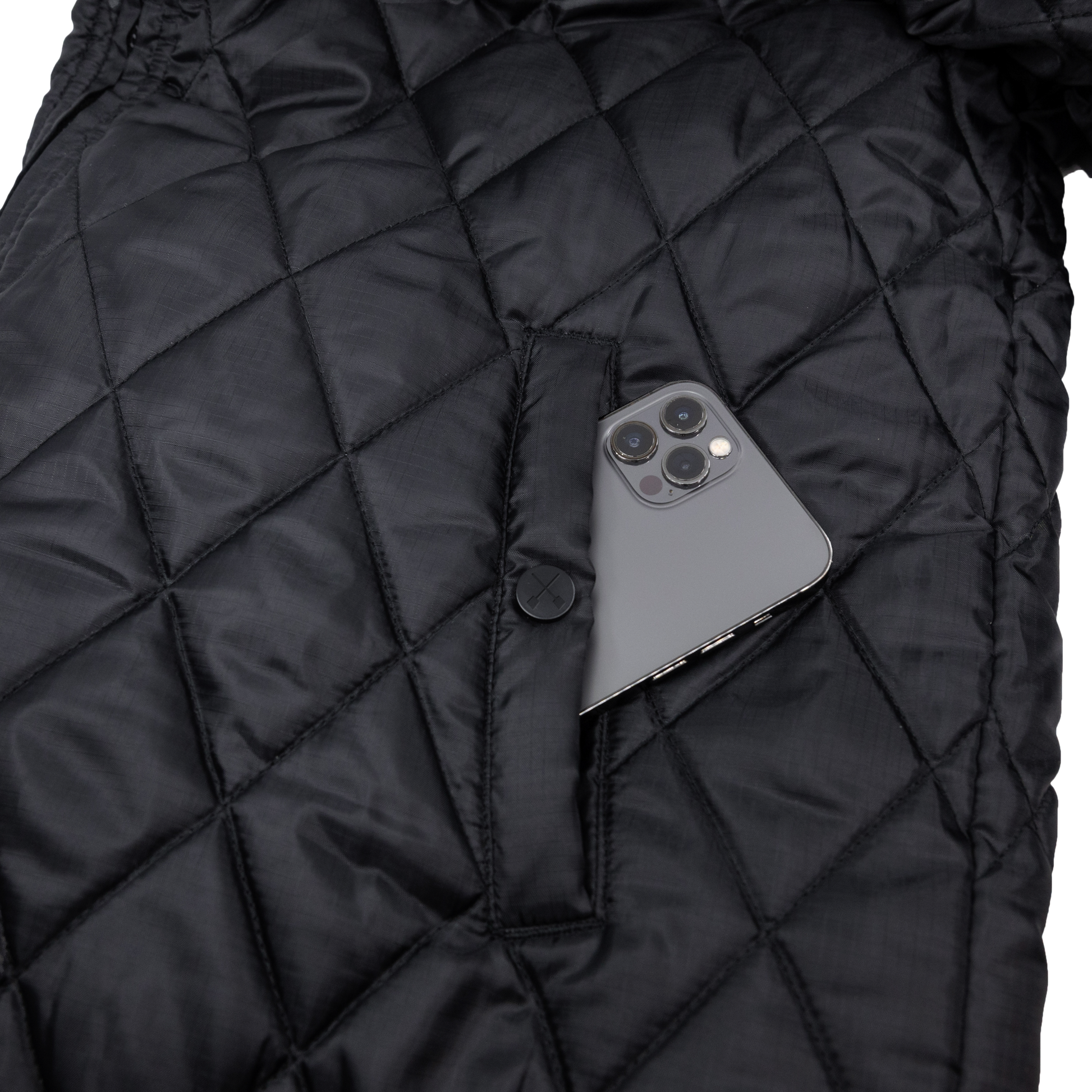 DBK JK-LINER-2X Black Liner Jacket with Ripstop Nylon and Sherpa Lining