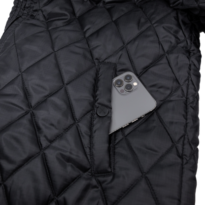 DBK JK-LINER-2X Black Liner Jacket with Ripstop Nylon and Sherpa Lining
