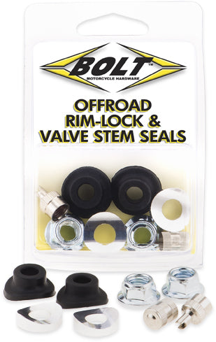 BOLT 2007-RVS Rim Lock and Valve Stem Seal Kit for Enhanced Tire Protection