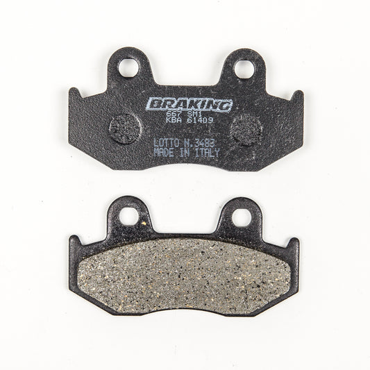 Braking Semi-Metallic Brake Pads