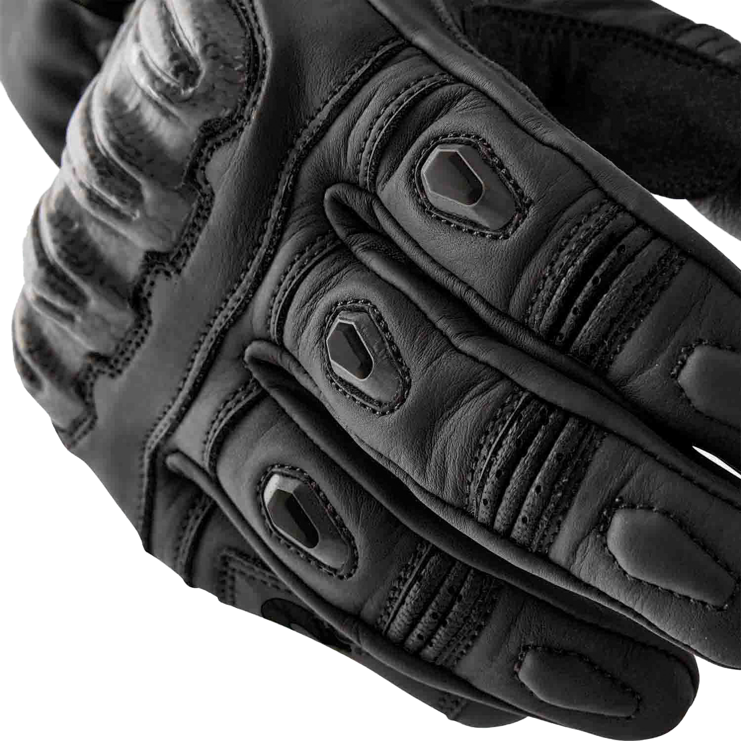 RST S1 Leather Gloves for Men and Women - Black, Size XL