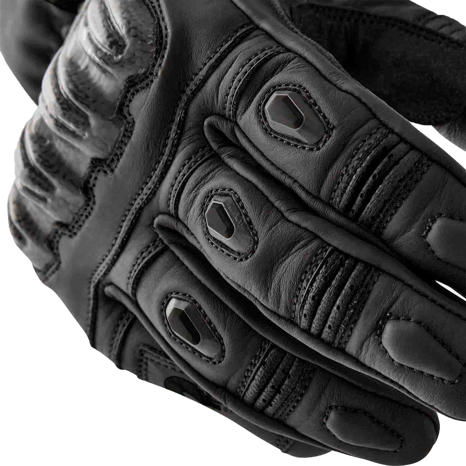 RST S1 Leather Gloves for Men and Women - Black, Size XL