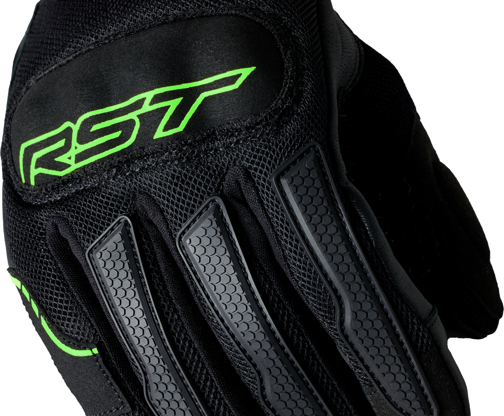 RST S1 Mesh CE Gloves Black and Neon Green, Extra Large - Part Number 103182NEO-11