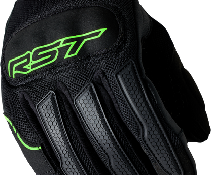 RST S1 Mesh CE Gloves Black and Neon Green, Extra Large - Part Number 103182NEO-11