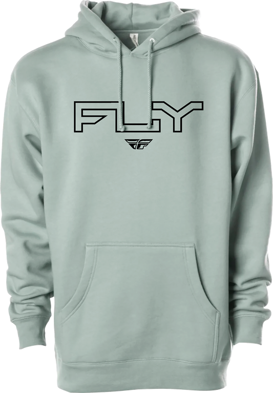YOUTH FLY EDGE HOODIE DUSTY SAGE YL/YX
