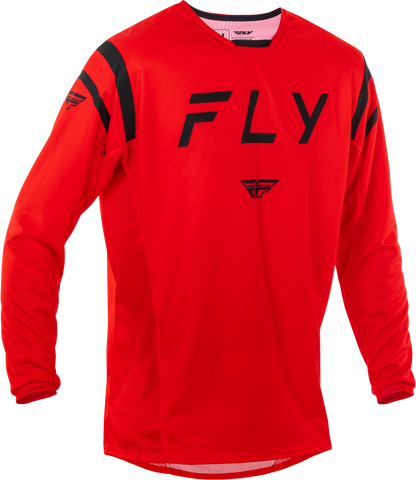 Fly Racing Kinetic Center Jersey Red/Black XL – Performance Motocross Jersey