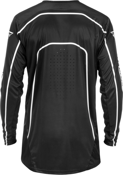 Fly Racing Youth Rayce Bicycle Jersey Black/White Ys - Comfortable Performance Cycling Top