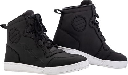 RST HiTop Moto CE Waterproof Shoe Black - Part Number 103122BLK-40