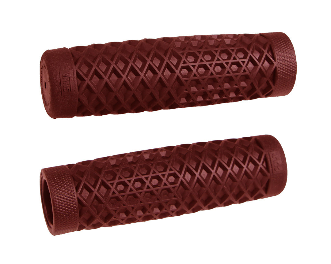 ODI Vans Cult V-Twin Grips B01VTDR - Ox Blood for Motorcycle Handlebars