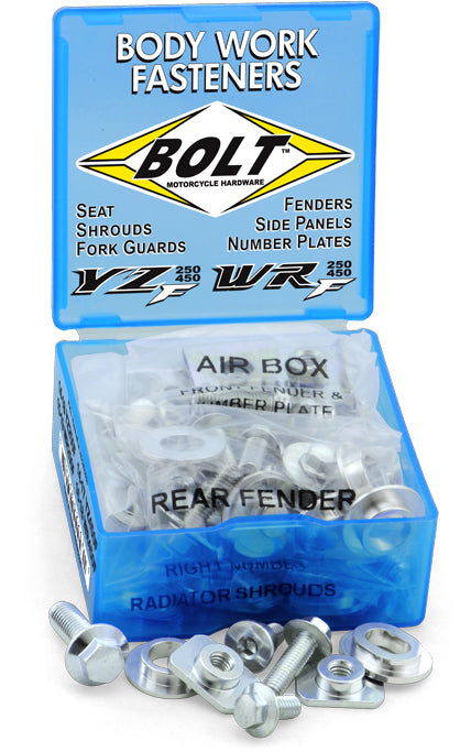 BOLT Full Plastic Fastener Kit for Yamaha YZ250F & YZ450F (2014-2017) - OEM Quality