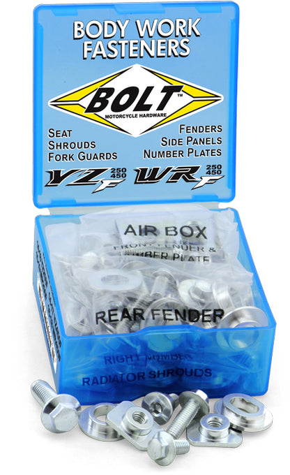 BOLT Full Plastic Fastener Kit for Yamaha YZ250F & YZ450F (2014-2017) - OEM Quality