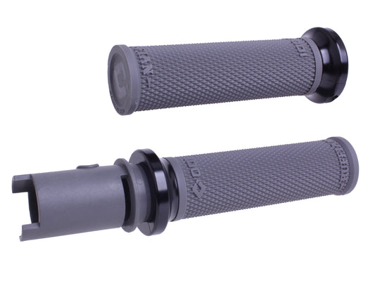 ODI Ruffian V-Twin Lock-On Grips for Harley-Davidson, Graphite/Black – Model V30HTCH-B