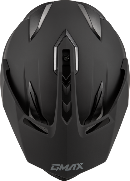 Gm 11s Snow Helmet W/ Elec Shield Matte Black 2x
