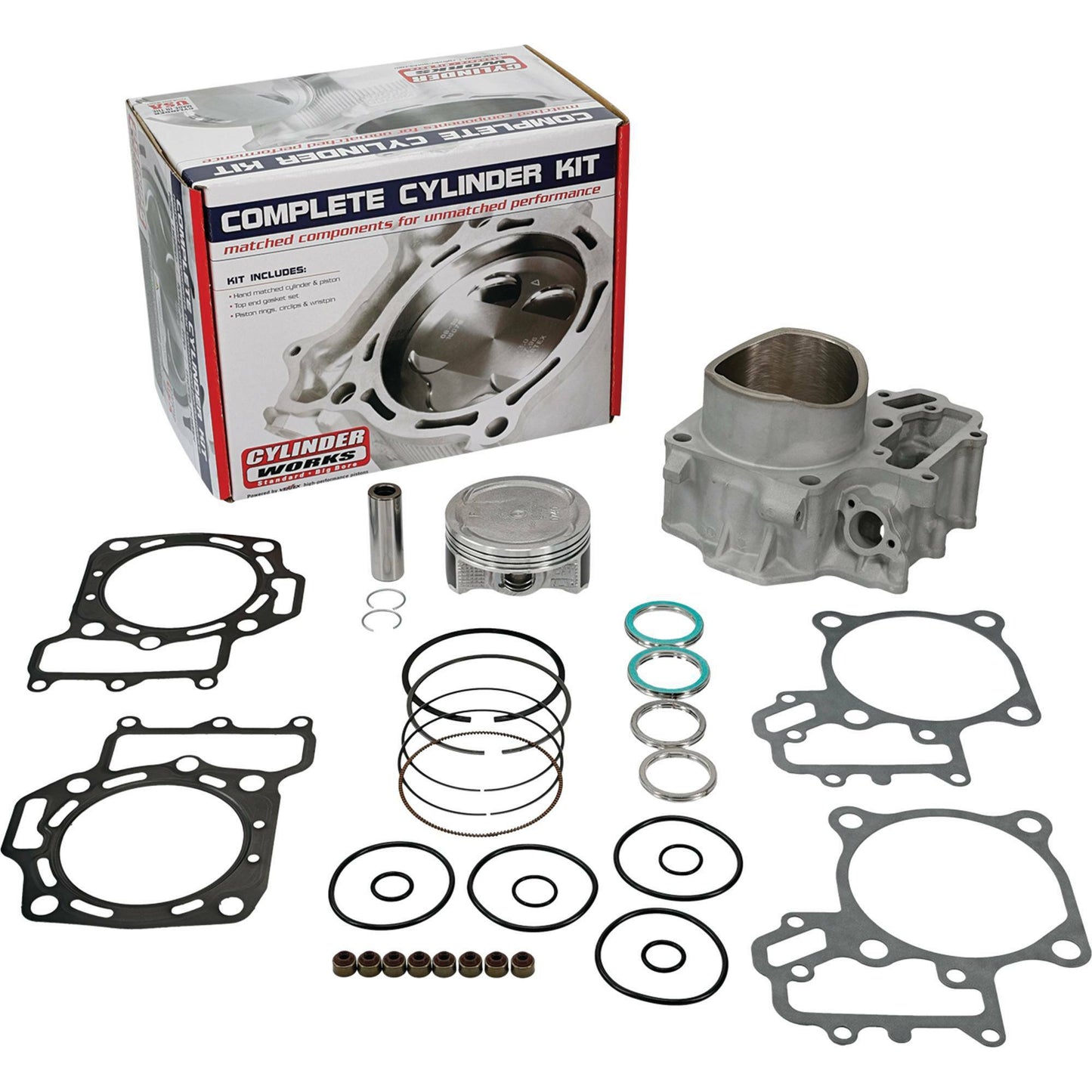 CYLINDER WORKS Replacement Cylinder Kit for Kawasaki KRF 800 Teryx (Part CW30014K01)