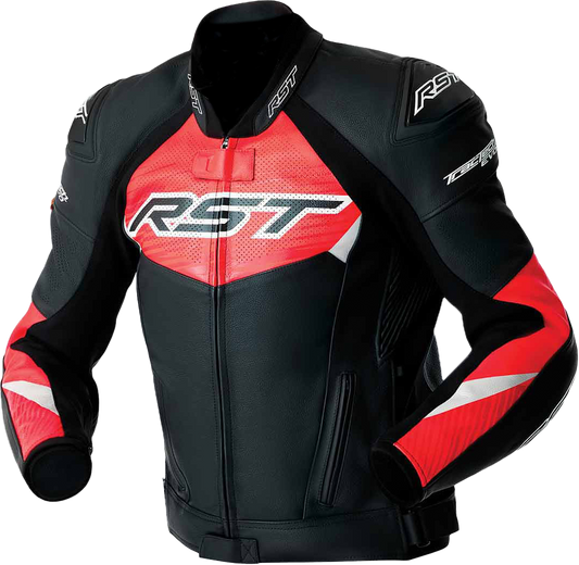 RST Tractech Evo D3O Leather Motorcycle Jacket with CE AAA Certification and D3O Level 2 Armor