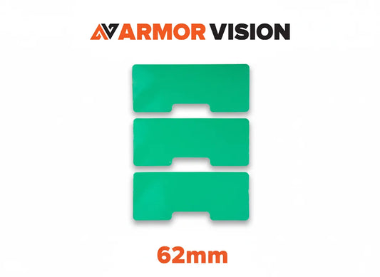 Armor Vision AVSF003 62mm SmartFilm Lens Protector, 3 Pack for Motorcycle Goggles and Helmets