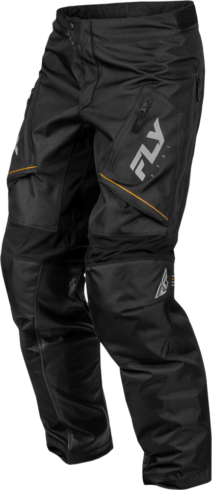 Fly Racing Patrol Over Boot Pants Black/Grey Size 30 - Durable Motorcycle Riding Pants with Ventilation and Adjustable Fit