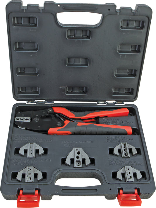 FIRE POWER 0122352 30MP Ratcheting Terminal Crimper Set with Quick - Change Dies - Kelly Motorsports