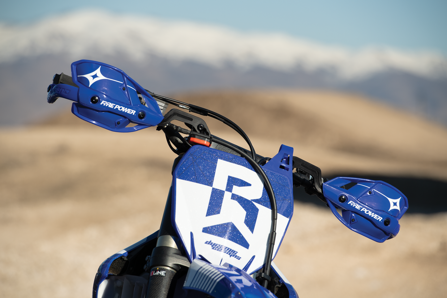 Fire Power 1 1/8 inch Closed Handguard with Probend Design and PowerGrip Bar Ends - Kelly Motorsports