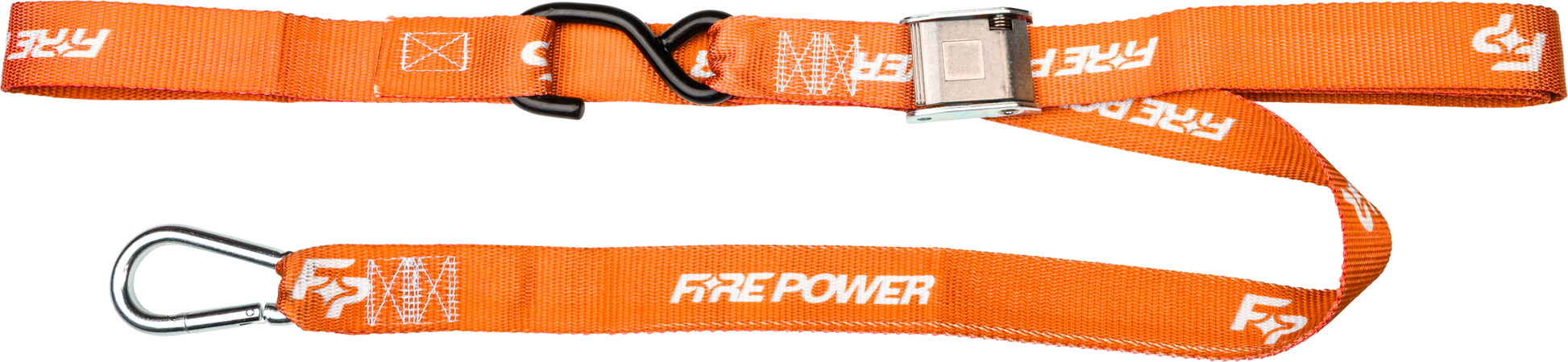 Fire Power 1.5 - Inch Tie Down Soft Tie Orange, Pack of 2 - Kelly Motorsports