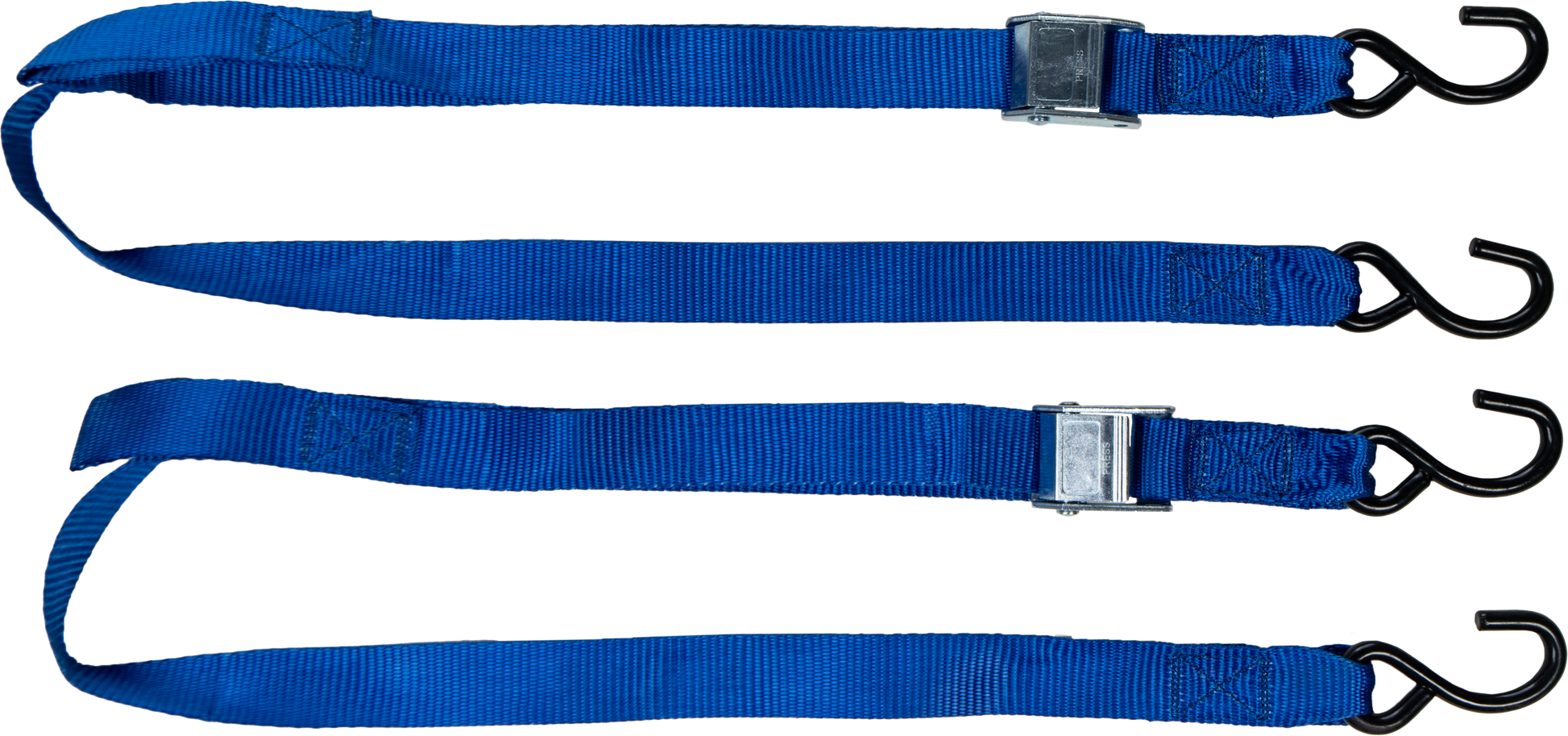 FIRE POWER 1.5 - Inch x 6 - Foot Tie Down Soft Tie Blue Pair - Kelly Motorsports