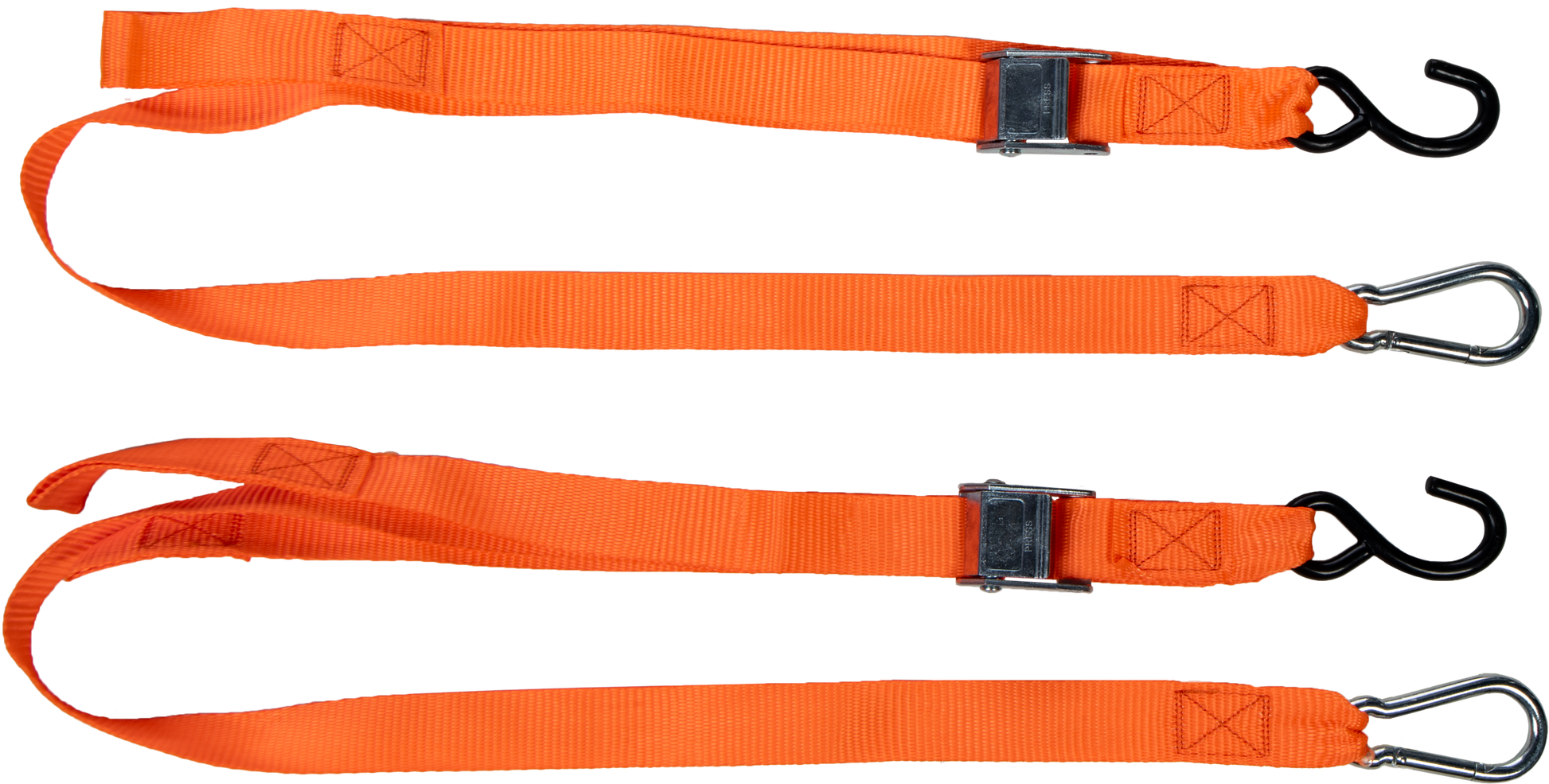 FIRE POWER 1.5 - Inch x 6 - Foot Tie Down Soft Tie Orange Pair - Kelly Motorsports