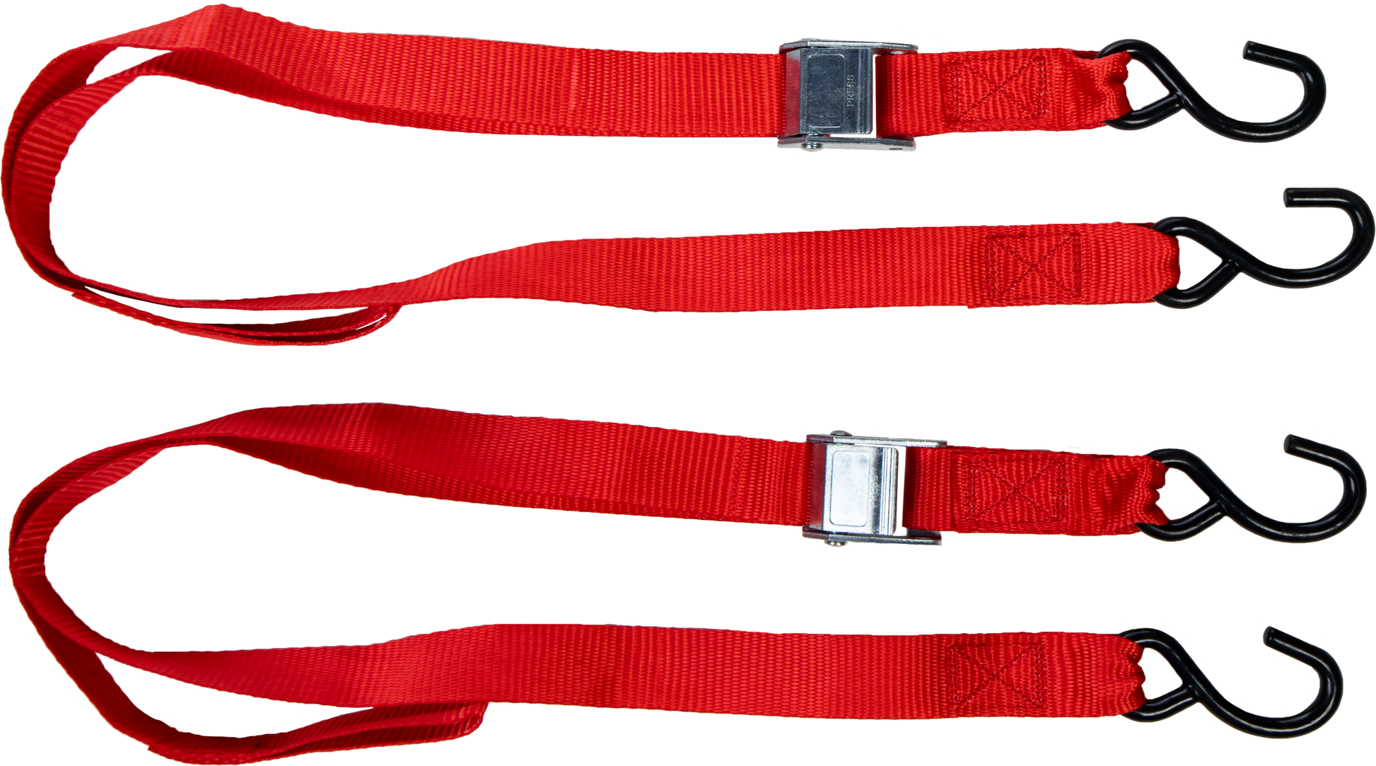 FIRE POWER 1.5 - inch x 6 - foot Tie Down Soft Tie Red, Pack of 2 - Kelly Motorsports