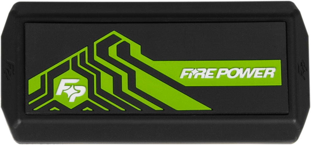 FIRE POWER 18 - 6907 AeroGrip Aluminum Handlebars with Bar Pad in Green - Kelly Motorsports