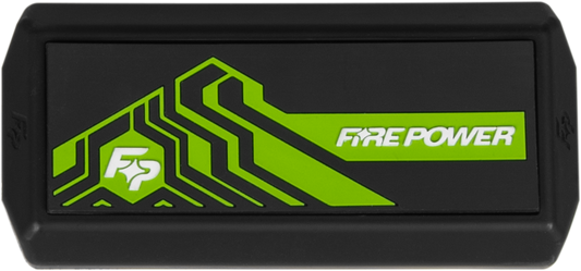 FIRE POWER 18 - 6907 AeroGrip Aluminum Handlebars with Bar Pad in Green - Kelly Motorsports