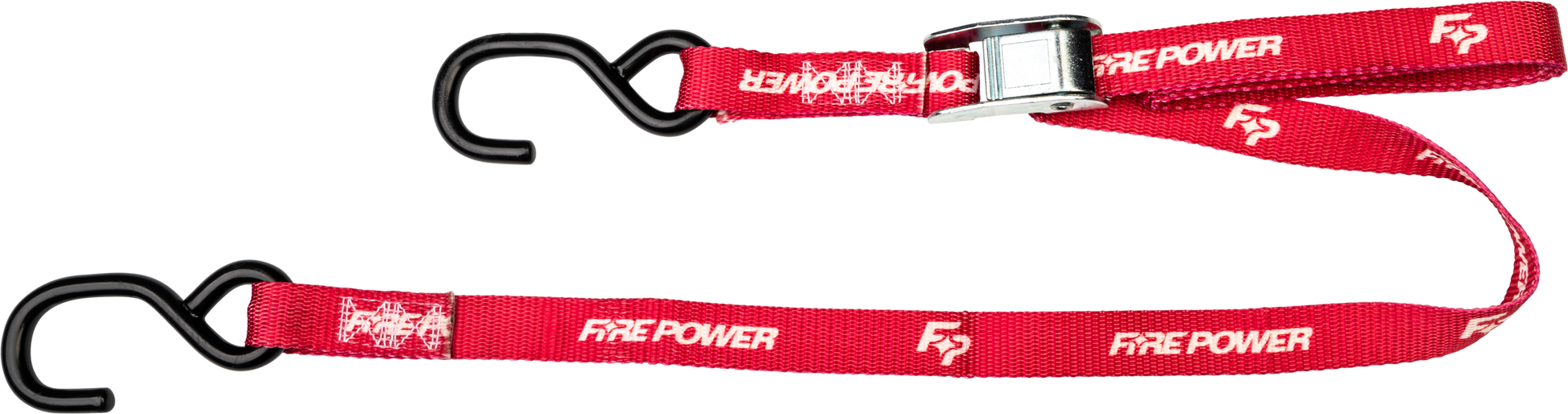 Fire Power 29 - 13012 1 - Inch Red Tie Down Straps, 6 Feet Length, Pair - Kelly Motorsports