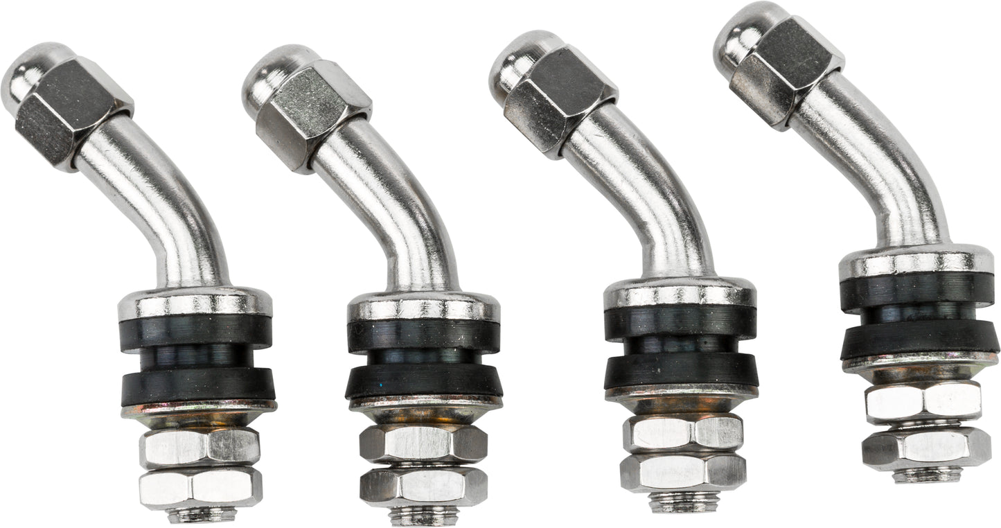 Fire Power 45 Degree Valve Stems Pack of 4 – Durable Tire Valve Extensions - Kelly Motorsports