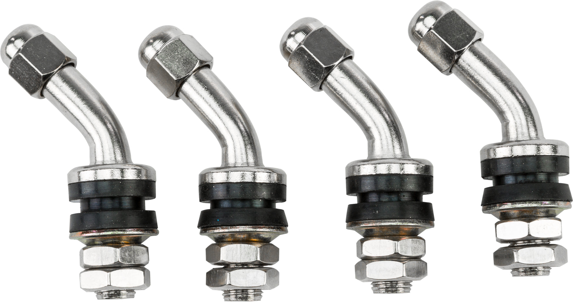 Fire Power 45 Degree Valve Stems Pack of 4 – Durable Tire Valve Extensions - Kelly Motorsports