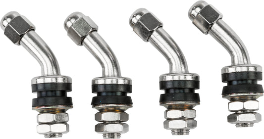 Fire Power 45 Degree Valve Stems Pack of 4 – Durable Tire Valve Extensions - Kelly Motorsports