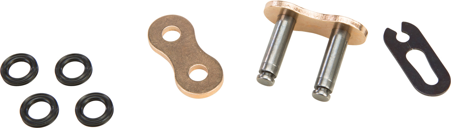 FIRE POWER 525FPO - SKJ/G O Ring Clip Master Link in Gold - Kelly Motorsports