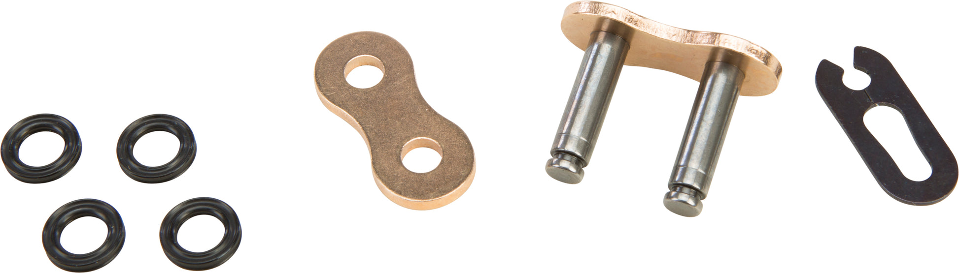 FIRE POWER 525FPO - SKJ/G O Ring Clip Master Link in Gold - Kelly Motorsports