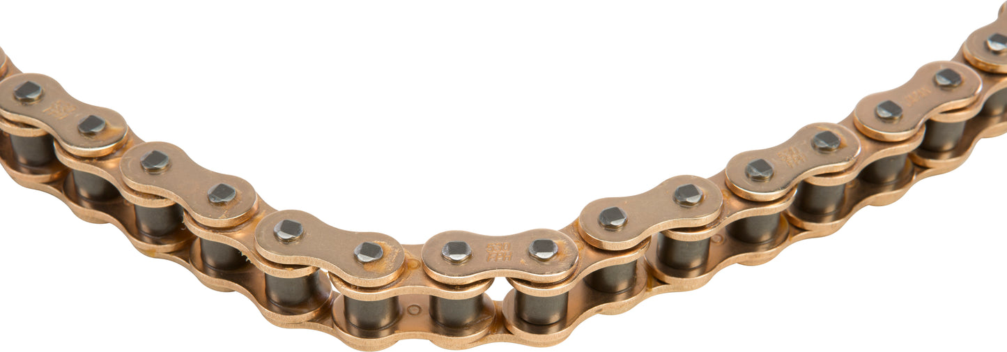 FIRE POWER 530FPH - 120/G Heavy Duty Chain with Gold Finish - Kelly Motorsports