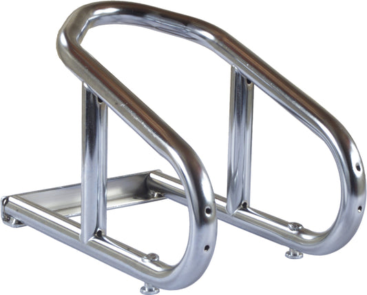 Fire Power 5.5 - Inch Wheel Chock for Flatbed Trailers – Heavy Duty Chrome Steel, Model 01101912 with Hardware - Kelly Motorsports