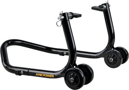 Fire Power 56 - 08200 Front and Rear Paddock Stand - Black for Motorcycles - Kelly Motorsports