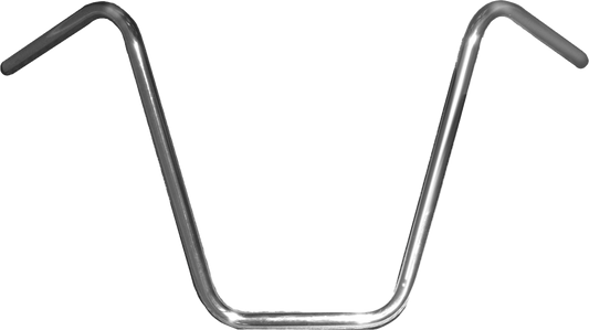 Fire Power 7/8" Handlebar Ape Hanger with 18" Rise in Chrome or Black Finish - Kelly Motorsports