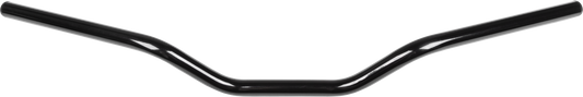 Fire Power 7/8 inch Euro Black Handlebar - Durable Carbon Steel Construction - Kelly Motorsports