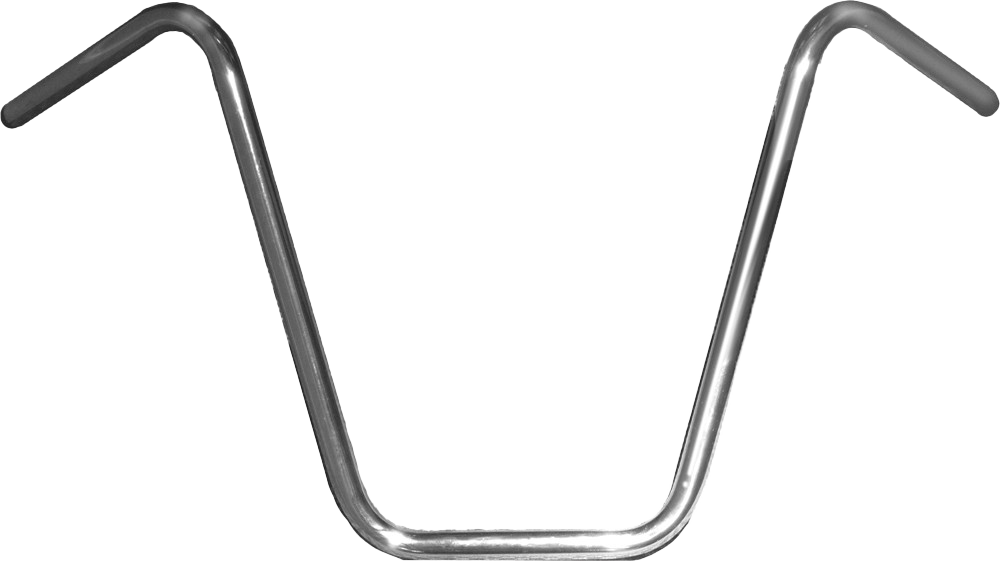 FIRE POWER 7/8 inch Handlebar Ape Hanger with 12 inch Rise - Chrome Finish - Kelly Motorsports