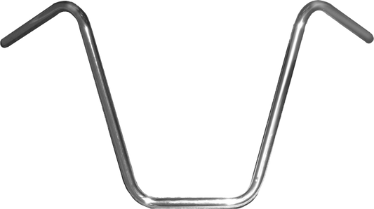 FIRE POWER 7/8 inch Handlebar Ape Hanger with 12 inch Rise - Chrome Finish - Kelly Motorsports