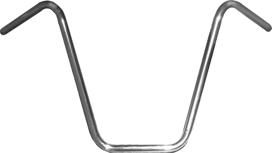 FIRE POWER 7/8 inch Handlebar Ape Hanger with 14 inch Rise in Chrome - Kelly Motorsports